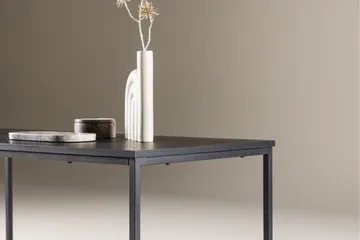 Mallan Rektangulært Sofabord 120x60 cm i Malt Tre - Svart - Møbler - Bord - Sofabord