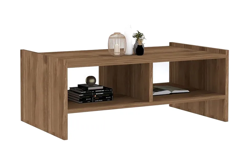 Malling Sofabord 90x35x90 cm - Brun - Møbler - Bord - Sofabord