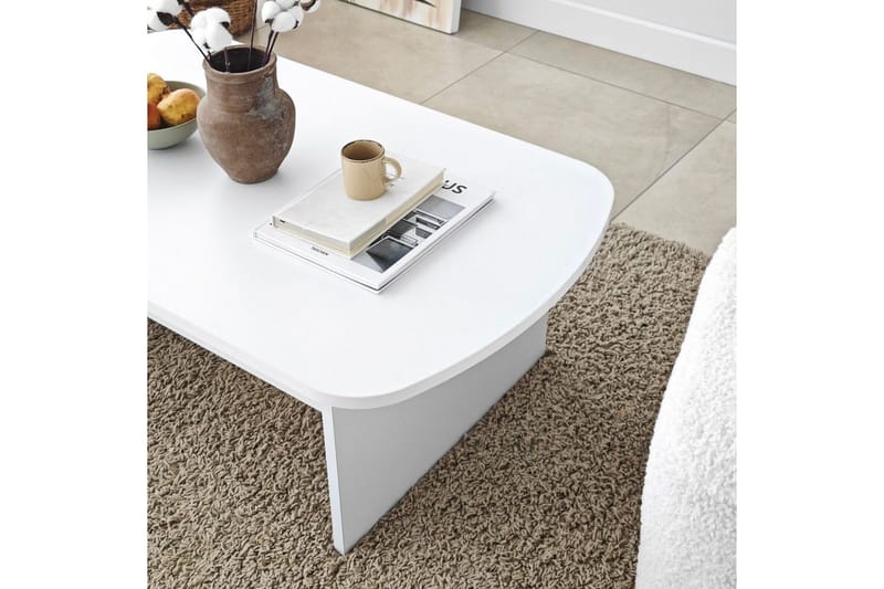 Sofabord Malo Hvit - Hvit - Møbler - Bord - Sofabord
