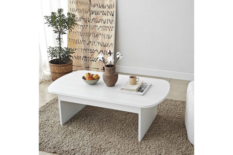 Sofabord Malo Hvit - Hvit - Møbler - Bord - Sofabord