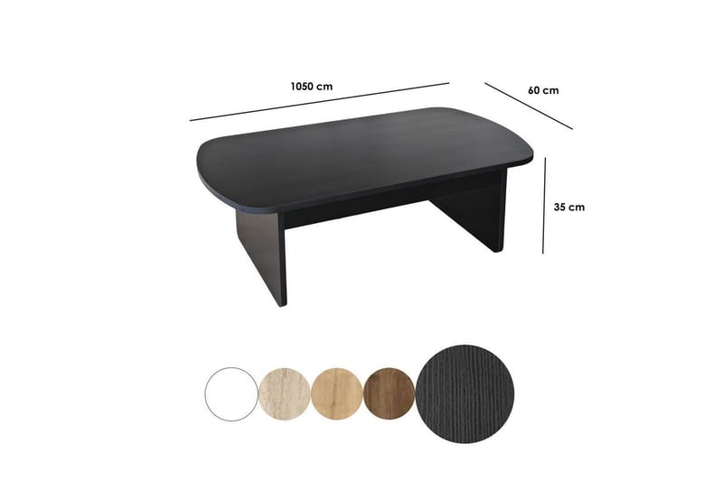 Sofabord Malo Svart - Svart - Møbler - Bord - Sofabord