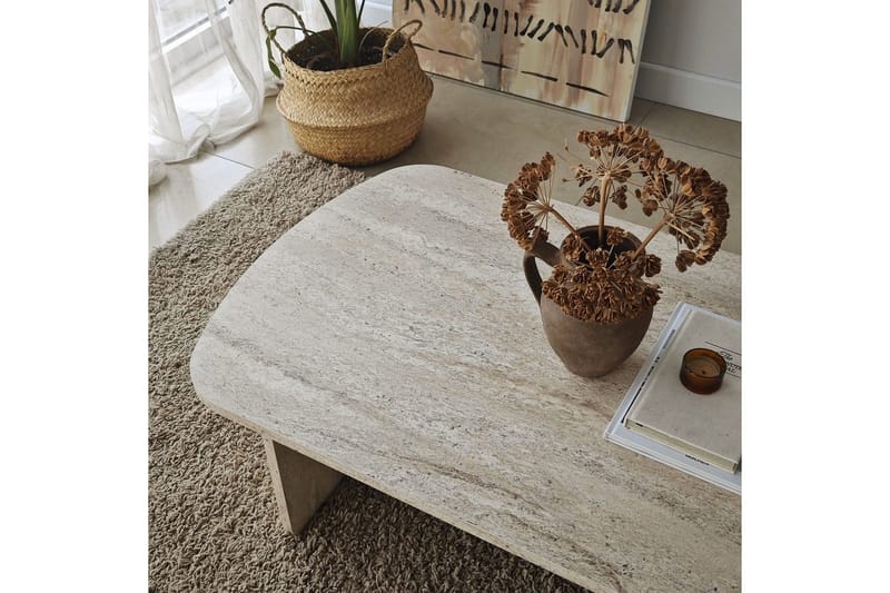 Sofabord Malo Travertin - Travertin - Møbler - Bord - Sofabord