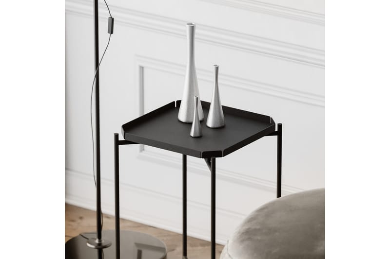 Mamta Firkantet Sofabord 46 cm i Metall - Svart - Møbler - Bord - Sofabord