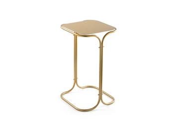 Mamta Kvadratisk Sofabord 30 cm i Metall - Messinggull - Møbler - Bord - Sofabord