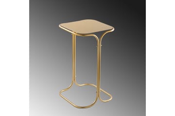 Mamta Kvadratisk Sofabord 30 cm i Metall - Messinggull - Møbler - Bord - Sofabord