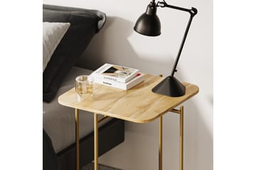 Mamta Kvadratisk Sofabord 46 cm i Lyst Tre - Beige - Møbler - Bord - Sofabord