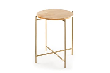 Mamta Rundt Sofabord 46 cm i Lyst Tre - Lys Natur - Møbler - Bord - Sofabord