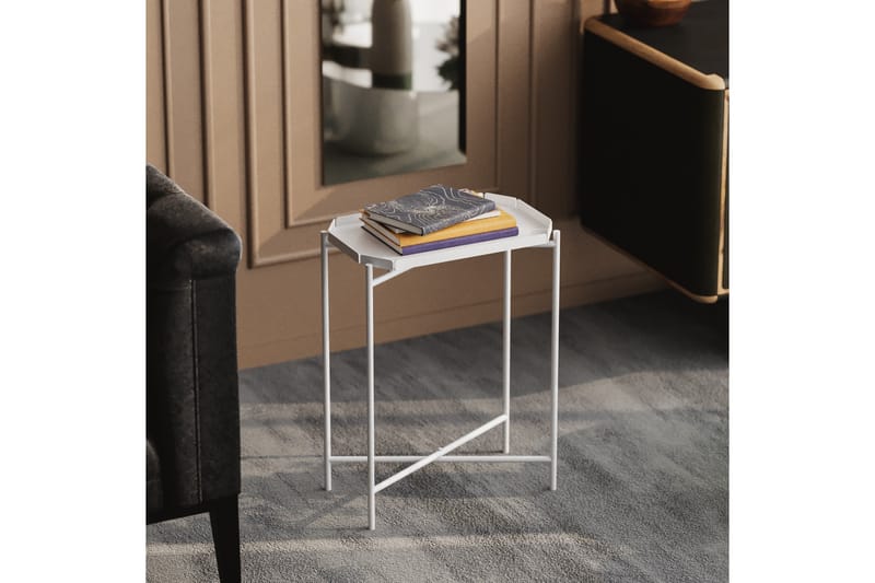 Mamta Sofabord 26 cm - Hvit - Møbler - Bord - Sofabord