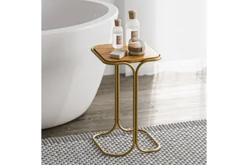 Mamta Sofabord 30 cm - Gull/Naturell - Møbler - Bord - Sofabord
