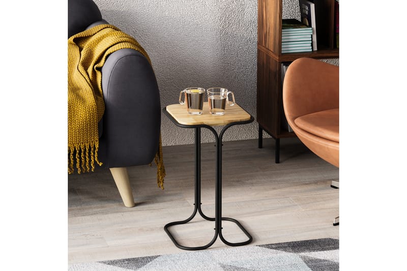 Mamta Sofabord 30 cm - Svart/Naturell - Møbler - Bord - Sofabord