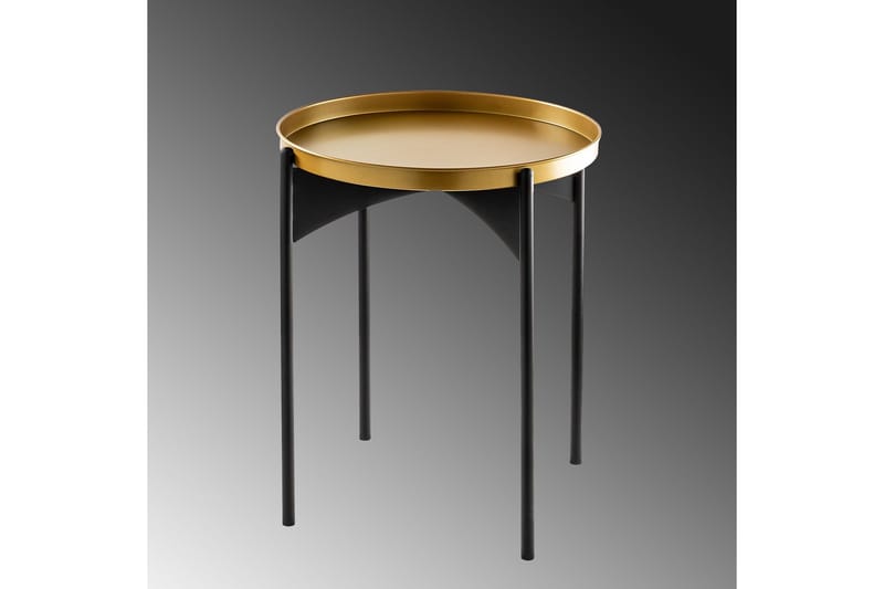 Mamta Sofabord 44 cm - Gull/Svart - Møbler - Bord - Sofabord