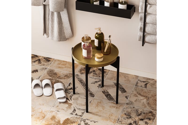 Mamta Sofabord 44 cm - Gull/Svart - Møbler - Bord - Sofabord