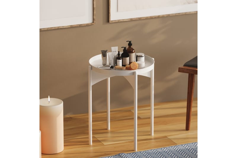 Mamta Sofabord 44 cm - Hvit - Møbler - Bord - Sofabord