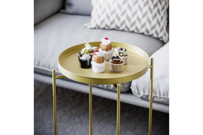 Mamta Sofabord 46 cm - Gull - Møbler - Bord - Sofabord
