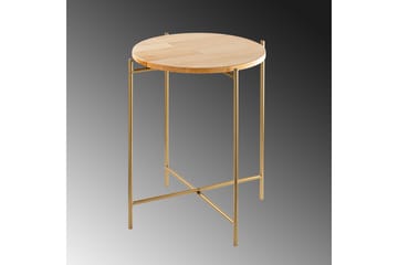 Mamta Sofabord 46 cm - Gull/Naturell - Møbler - Bord - Sofabord