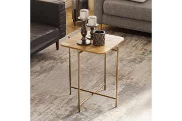 Mamta Sofabord 46 cm - Gull/Naturell - Møbler - Bord - Sofabord