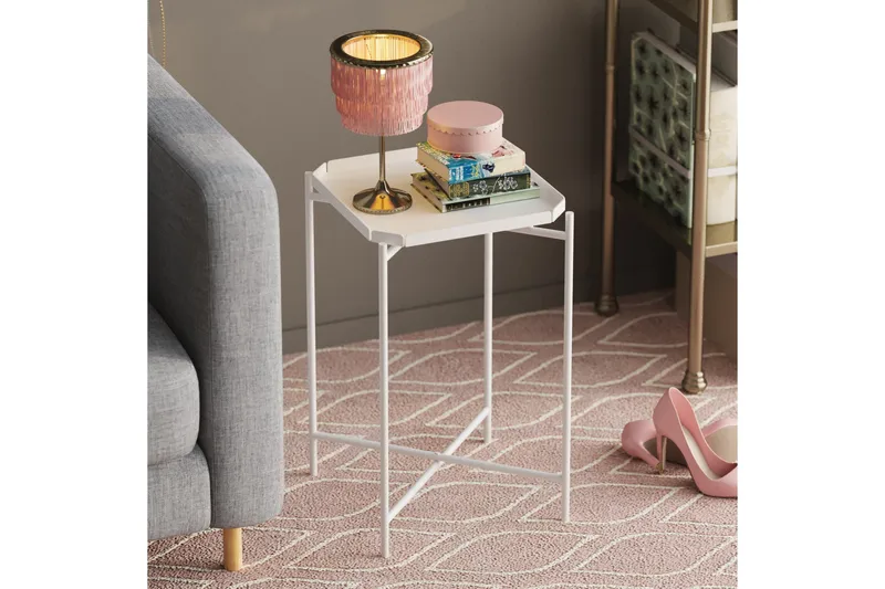 Mamta Sofabord 46 cm, Hvit