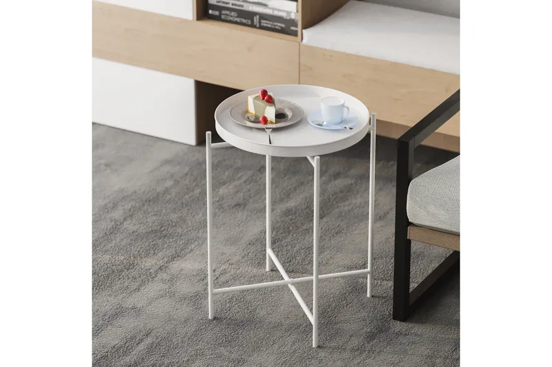 Mamta Sofabord 46 cm - Hvit - Møbler - Bord - Sofabord