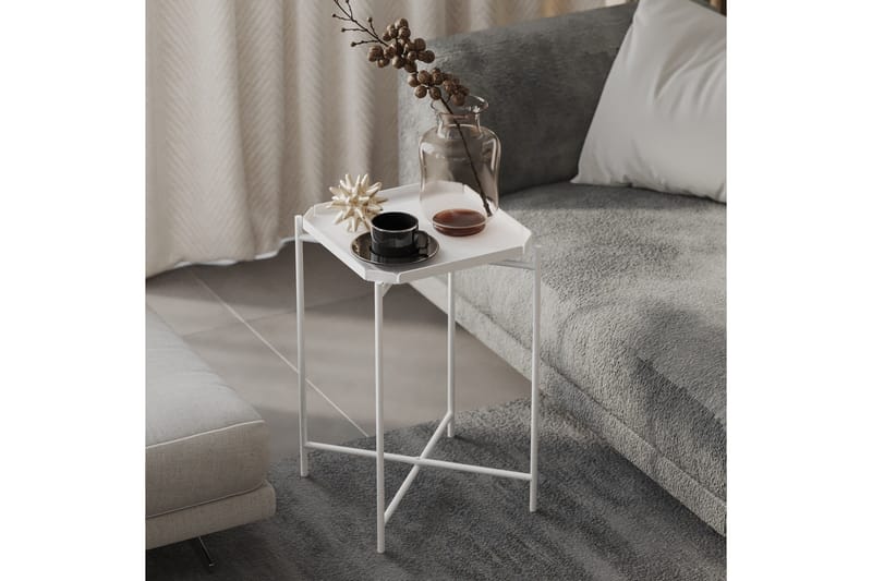 Mamta Sofabord 46 cm - Hvit - Møbler - Bord - Sofabord