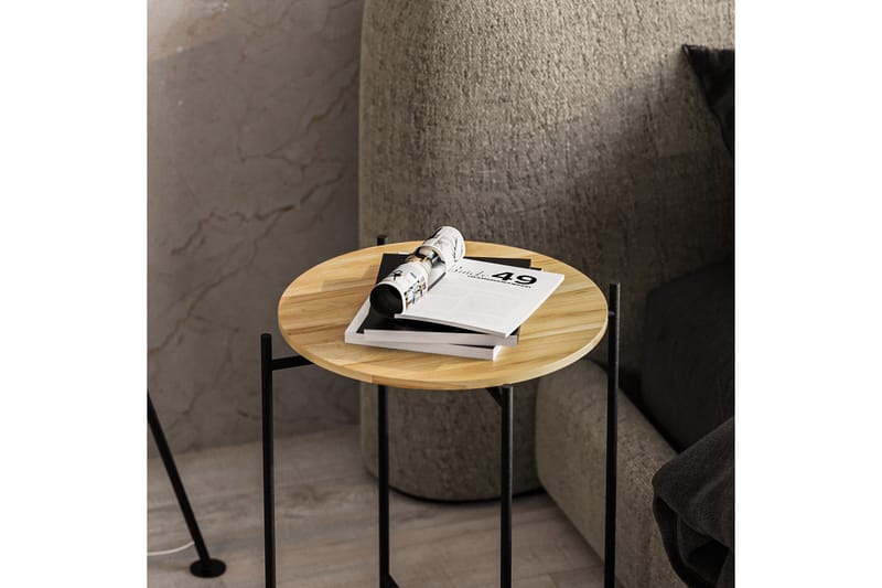 Mamta Sofabord 46 cm - Svart/Naturell - Møbler - Bord - Sofabord