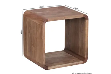 Mancheno Settbord 36 cm 2 Bord - Akasie - Møbler - Bord - Sofabord
