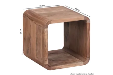 Mancheno Settbord 36 cm 2 Bord - Akasie - Møbler - Bord - Sofabord