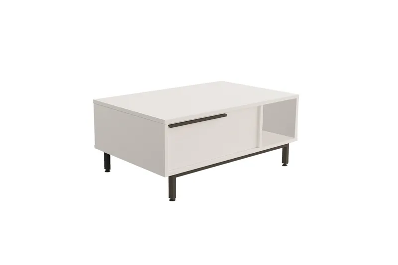 Manku Sofabord 90 cm - Hvit - Møbler - Bord - Sofabord