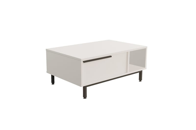Manku Sofabord 90 cm - Hvit - Møbler - Bord - Sofabord
