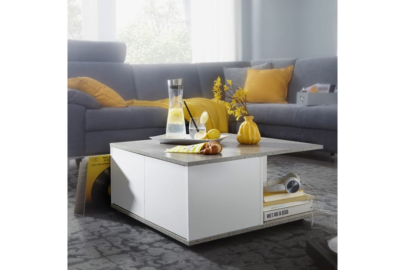 Marchall Sofabord 70 cm - Hvit - Møbler - Bord - Sofabord