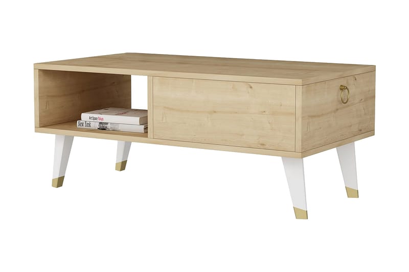 Marteby Sofabord 90x42,4x90 cm - Blå - Møbler - Bord - Sofabord