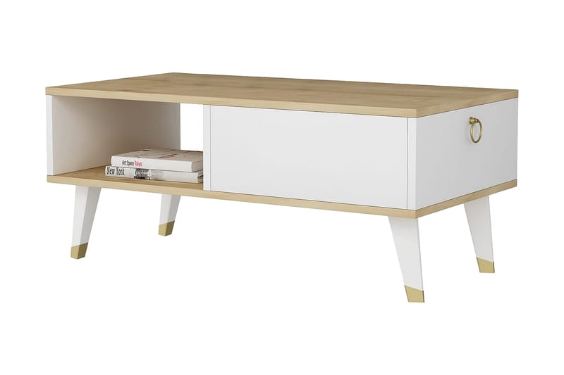 Marteby Sofabord 90x42,4x90 cm - Blå - Møbler - Bord - Sofabord