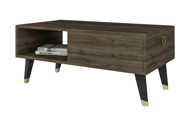Marteby Sofabord 90x42,4x90 cm - Brun - Møbler - Bord - Sofabord