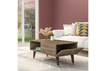 Marteby Sofabord 90x42,4x90 cm - Brun - Møbler - Bord - Sofabord