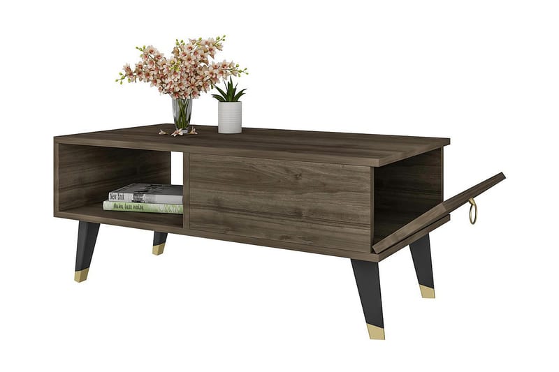 Marteby Sofabord 90x42,4x90 cm - Brun - Møbler - Bord - Sofabord
