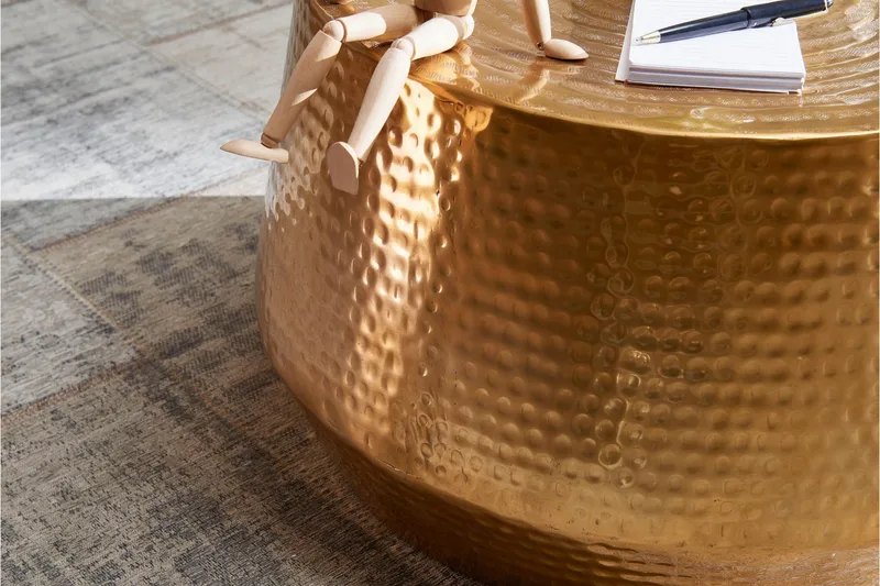 Marypark Sofabord 60 cm - Gull - Møbler - Bord - Sofabord