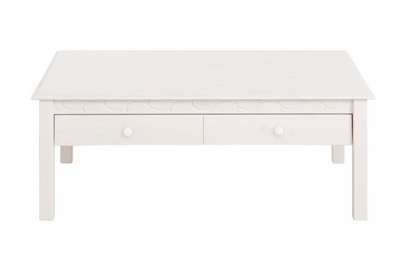 Marzell Sofabord 110 cm - Hvit - Møbler - Bord - Sofabord