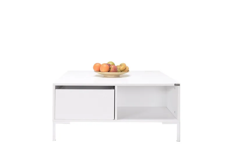 Sofabord Masao Almasi / Hvit, Almasi / Hvit