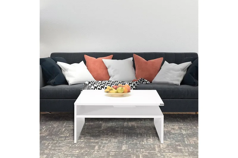 Sofabord Masao Almasi / Hvit - Almasi / Hvit - Møbler - Bord - Sofabord