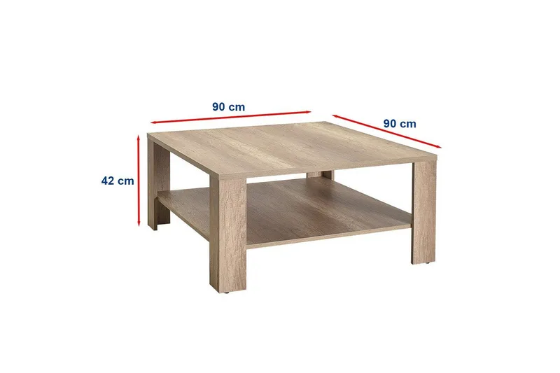 Sofabord Masao Lys valnøtt - Lys valnøtt - Møbler - Bord - Sofabord