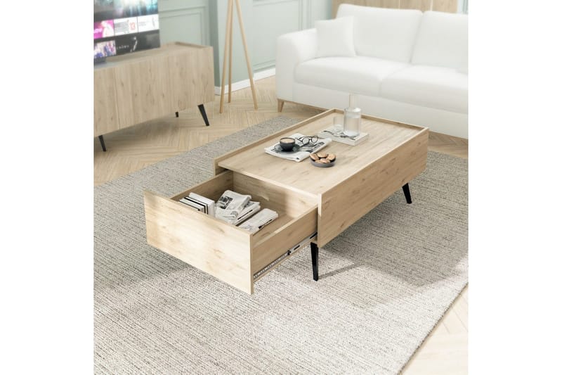 Sofabord Masao Oak - Lyse brun - Møbler - Bord - Sofabord