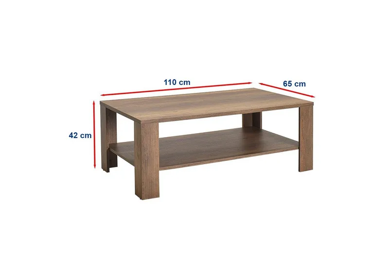 Sofabord Masao Valnøtt - Valnøtt - Møbler - Bord - Sofabord