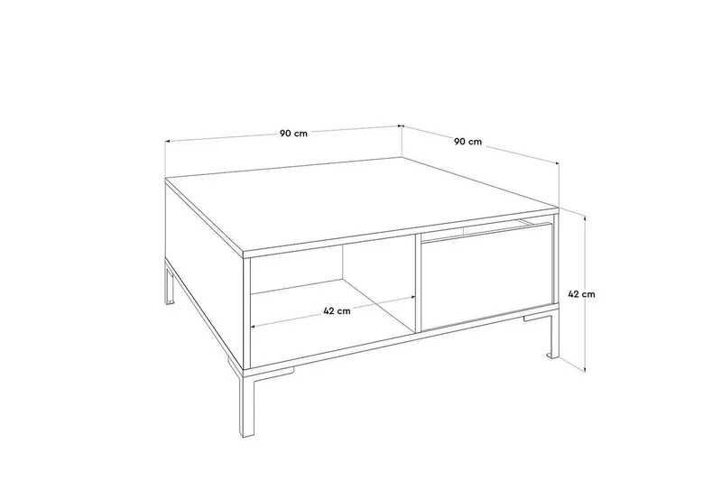 Sofabord Masao Valnøtt - Valnøtt - Møbler - Bord - Sofabord