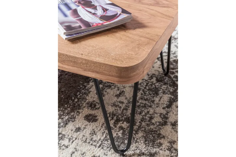 Mayotte Sofabord 115 cm - Akacia/Svart - Møbler - Bord - Sofabord