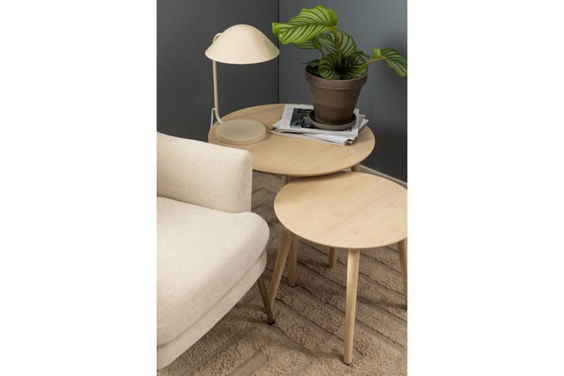 Miglani Sofabord 60 cm Rund - Natur - Møbler - Bord - Sofabord