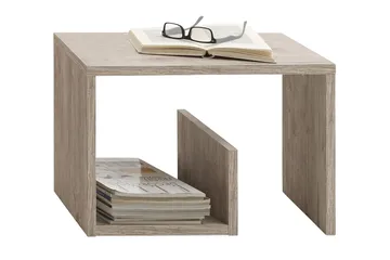 Mikora Sofabord 59 cm med Oppbevaringshyller - Tre - Møbler - Bord - Sofabord
