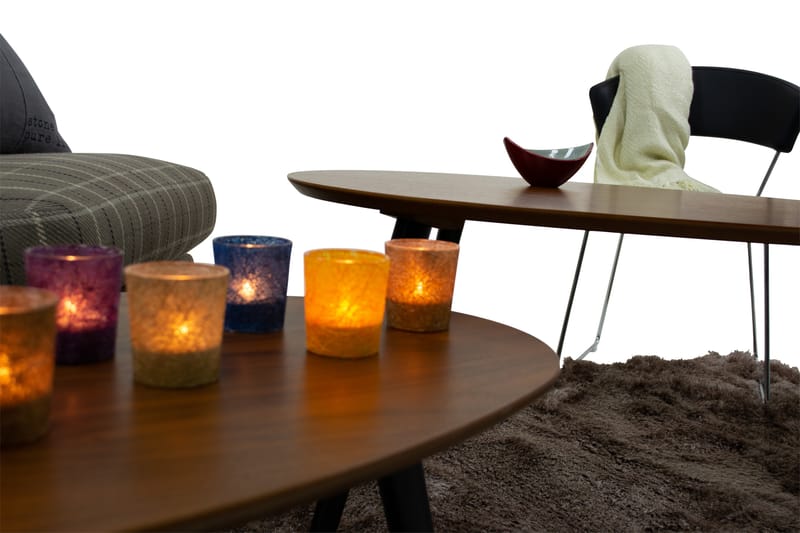 Milo Sofabord 110 cm Ovalt - Valnøtt/Svart - Møbler - Bord - Sofabord