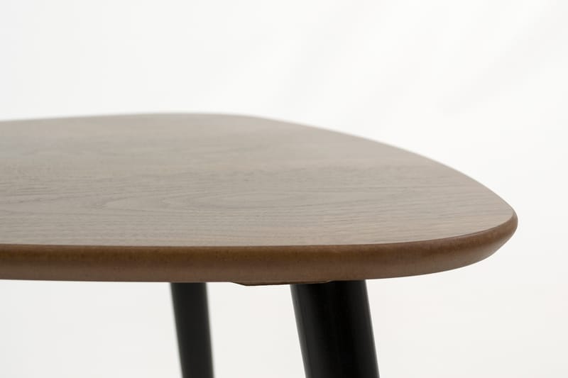 Milo Sofabord 62 cm Ovalt - Valnøtt/Svart - Møbler - Bord - Sofabord