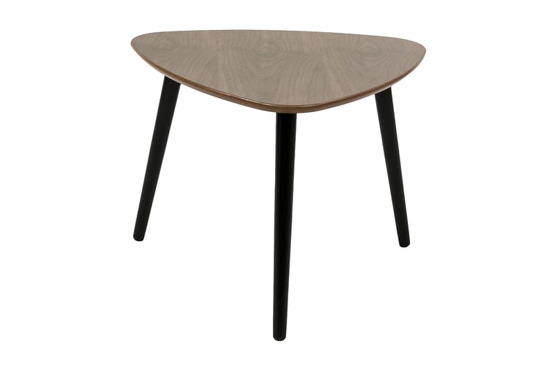Milo Sofabord 62 cm Ovalt - Valnøtt/Svart - Møbler - Bord - Sofabord