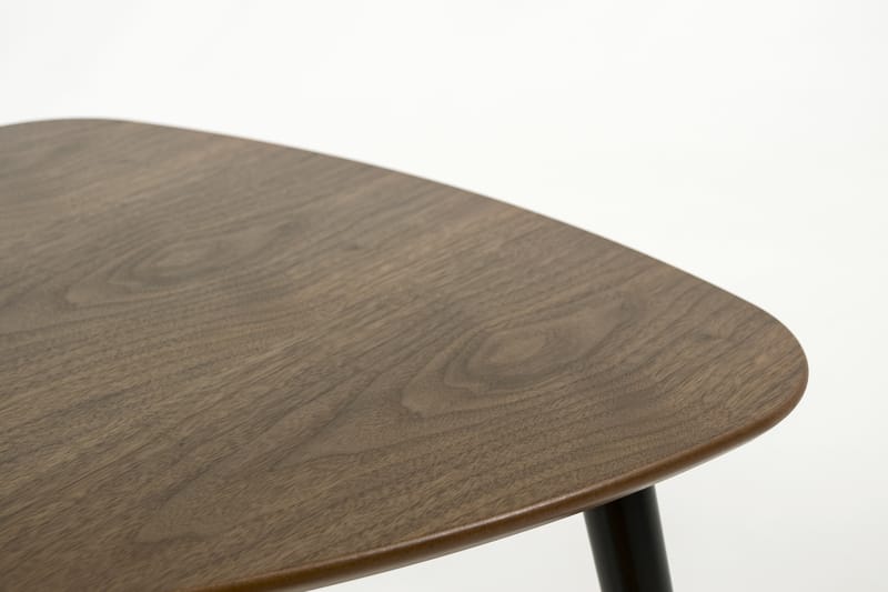 Milo Sofabord 62 cm Ovalt - Valnøtt/Svart - Møbler - Bord - Sofabord