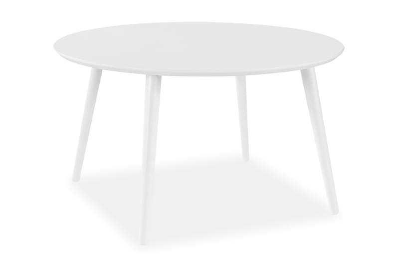 Milo Sofabord 90 cm Rundt - Hvit - Møbler - Bord - Sofabord